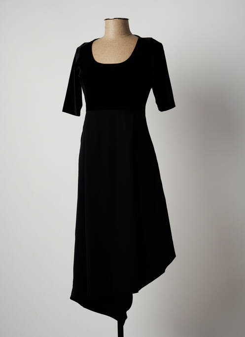 Robe longue noir HIGH pour femme