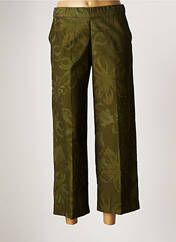 Pantalon 7/8 vert WHYCI MILANO pour femme seconde vue