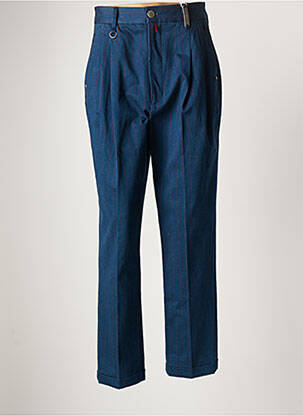 Pantalon chino bleu HIGH pour femme