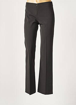 Pantalon chino taille normale taille normale noir LAUREN VIDAL femme