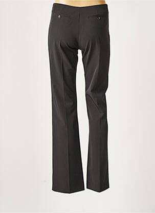 Pantalon chino taille normale taille normale noir LAUREN VIDAL femme