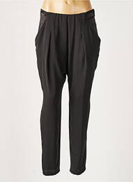 Pantalon slim taille normale taille normale noir LAUREN VIDAL femme