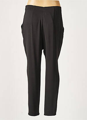 Pantalon slim taille normale taille normale noir LAUREN VIDAL femme