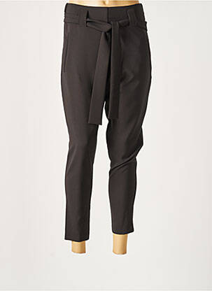 Pantalon 7/8 stretch taille normale noir LAUREN VIDAL femme
