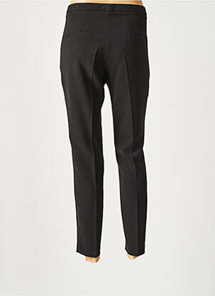 Pantalon chino fermeture zippée sous rabat boutonné taille normale noir MANIGANCE femme