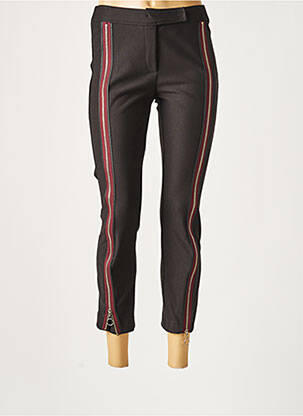 Pantalon 7/8 stretch taille normale noir LAUREN VIDAL femme