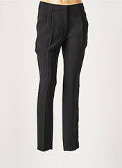 Pantalon chino noir LAUREN VIDAL pour femme seconde vue
