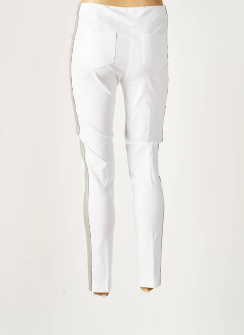 Pantalon slim blanc LAUREN VIDAL pour femme