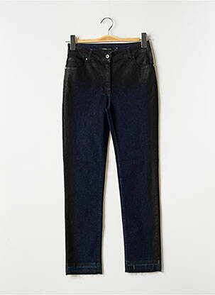 Jeans coupe slim slim noir LAUREN VIDAL femme