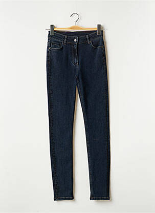 Jeans coupe slim slim bleu LAUREN VIDAL femme