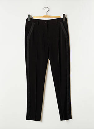 Pantalon droit poches noir LAUREN VIDAL femme