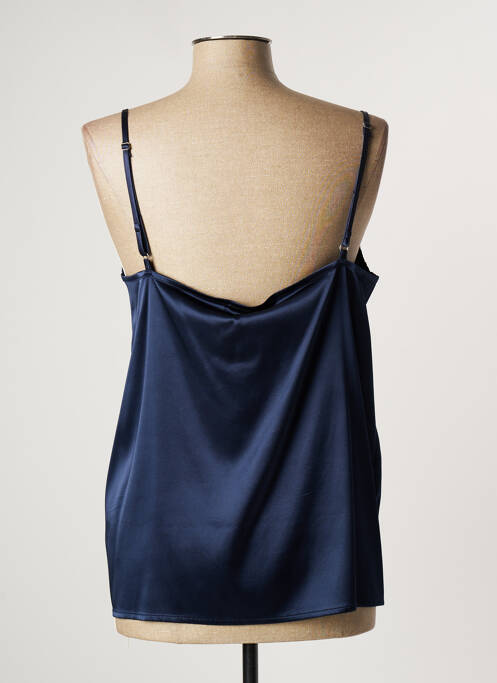 Débardeur bleu LAUREN VIDAL pour femme