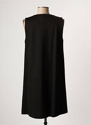 Robe courte sans manche sans manche noir LAUREN VIDAL femme