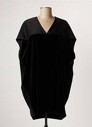 Tunique manches courtes col v noir LAUREN VIDAL femme