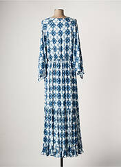 Robe longue bleu LAUREN VIDAL pour femme seconde vue