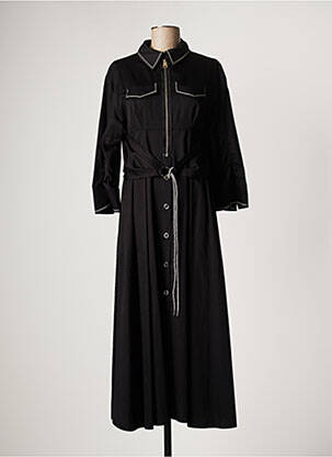 Robe longue noir DERISHOW pour femme