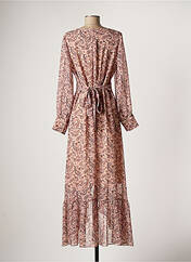 Robe longue rose LAUREN VIDAL pour femme seconde vue