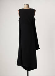 Robe mi-longue noir LAUREN VIDAL pour femme seconde vue