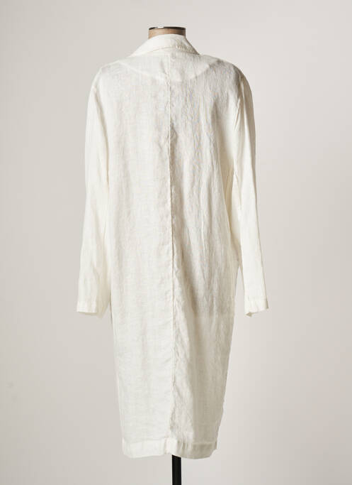 Manteau long beige LAUREN VIDAL pour femme