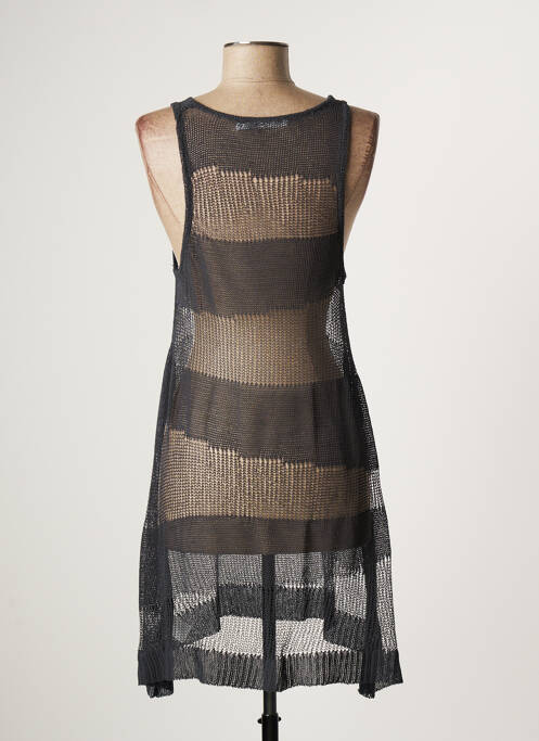 Robe courte gris LAUREN VIDAL pour femme