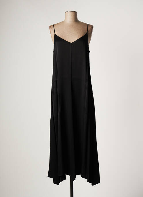 Robe longue noir LAUREN VIDAL pour femme