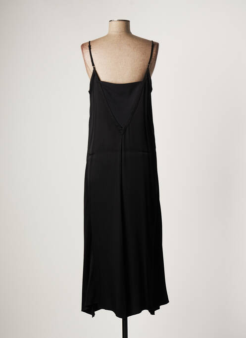 Robe longue noir LAUREN VIDAL pour femme