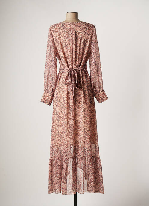 Robe longue rose LAUREN VIDAL pour femme