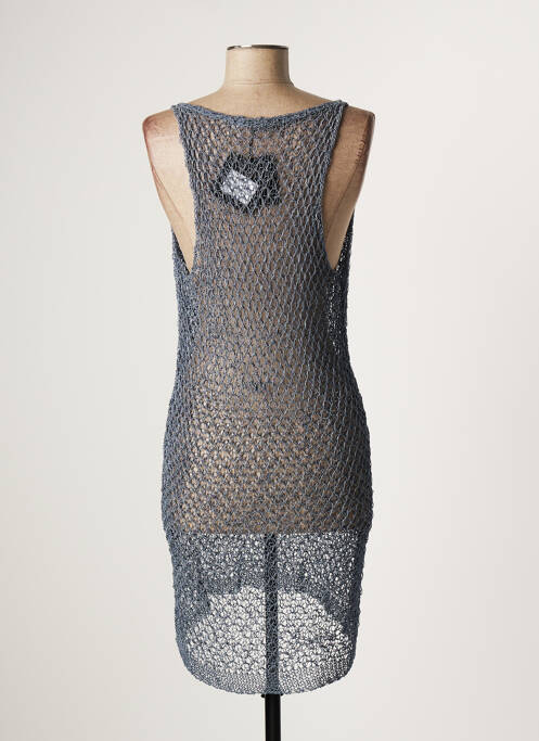 Robe mi-longue bleu LAUREN VIDAL femme