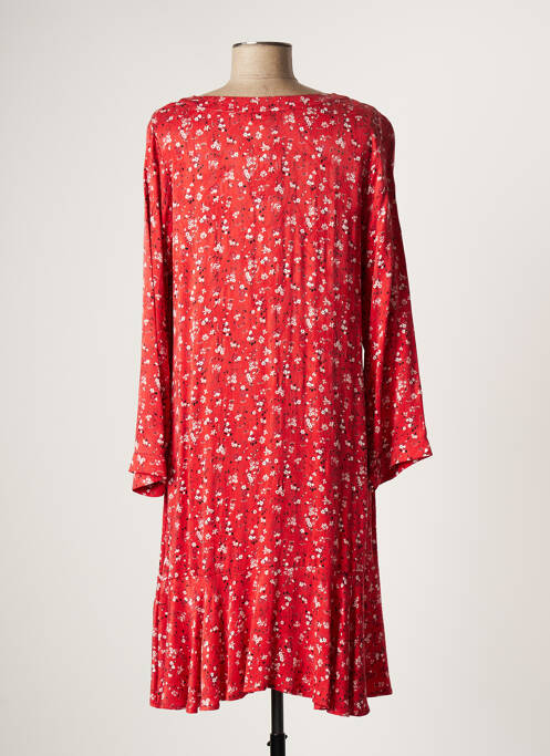 Robe mi-longue rouge LAUREN VIDAL pour femme