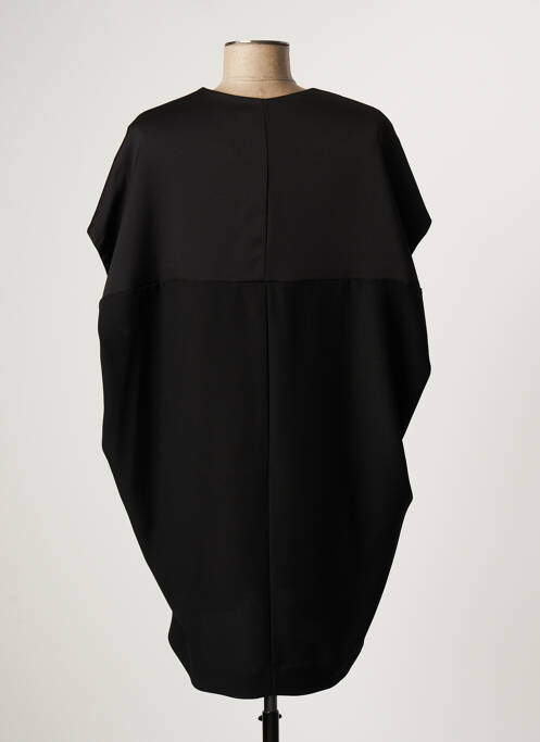 Tunique manches courtes noir LAUREN VIDAL pour femme