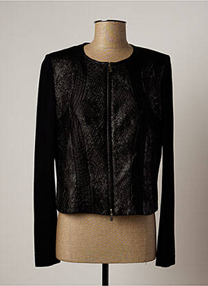 Veste casual epaulette noir LAUREN VIDAL femme