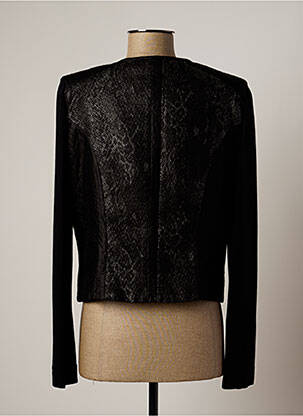 Veste casual epaulette noir LAUREN VIDAL femme