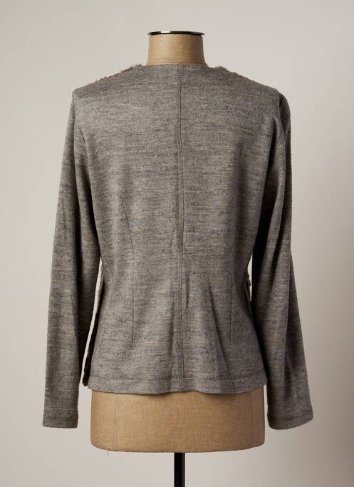 Veste casual gris LAUREN VIDAL pour femme