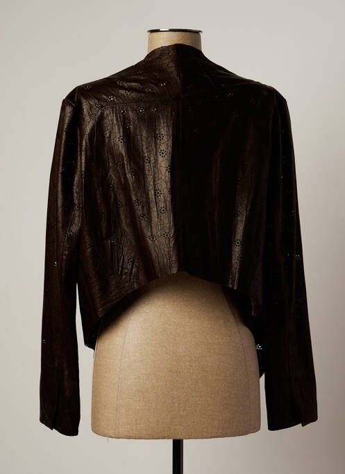 Veste casual marron LAUREN VIDAL pour femme