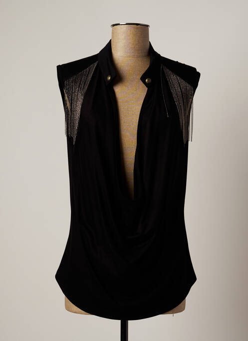 Top noir LAUREN VIDAL pour femme