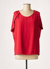 Blouse rouge LAUREN VIDAL pour femme seconde vue