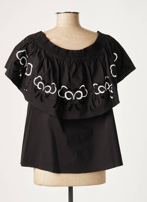 Blouse noir LAUREN VIDAL pour femme