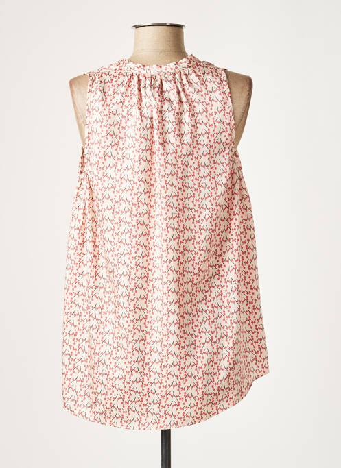 Blouse rouge LAUREN VIDAL pour femme