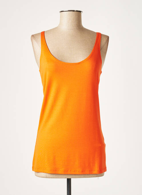 T-shirt orange LAUREN VIDAL pour femme