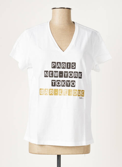 T-shirt blanc KAPITALES pour femme