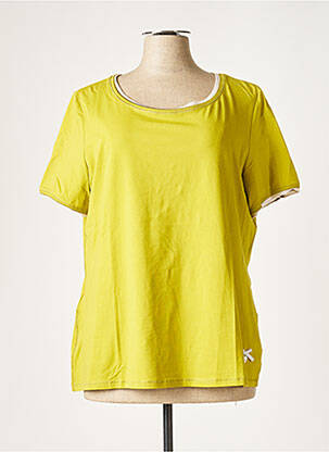 T-shirt vert ELENA MIRO pour femme