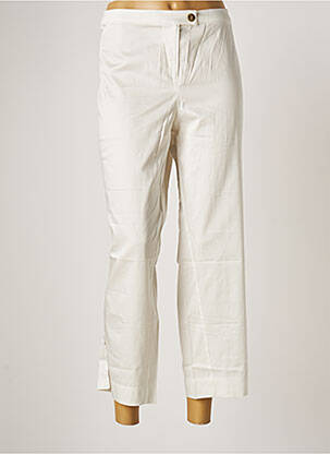 Pantalon droit blanc ELENA MIRO pour femme