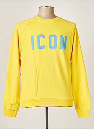 Sweat-shirt jaune UNIPLAY pour homme