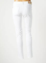 Jeans coupe slim blanc RIVIERES DE LUNE pour femme seconde vue