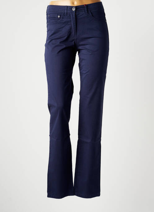 Pantalon droit bleu JOCAVI pour femme
