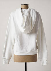 Sweat-shirt à capuche blanc REEBOK pour femme seconde vue