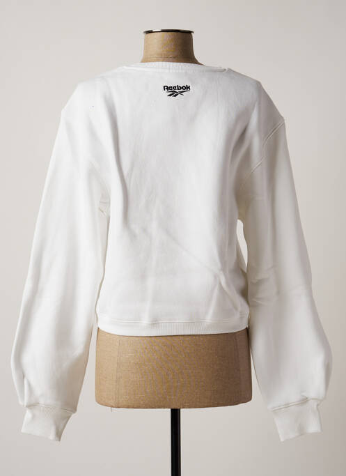 Sweat-shirt blanc REEBOK pour femme