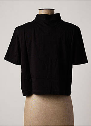 T-shirt sérigraphie manches courtes noir REEBOK femme