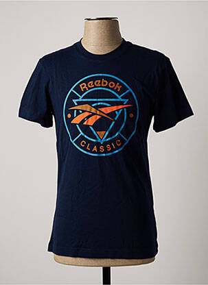 T-shirt bleu REEBOK pour homme