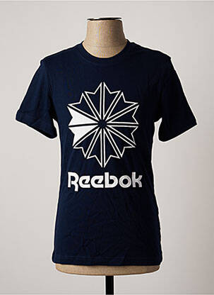 T-shirt bleu REEBOK pour homme